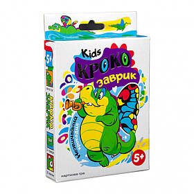 Настільна гра "Крокозаврик" Strateg 30969, 50 карток з картинками-завданнями, Toyman