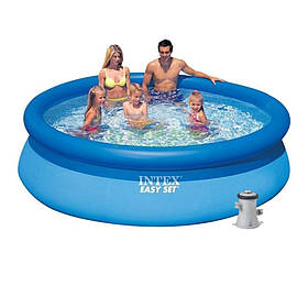 Надувний басейн сімейний Intex 28122 (305х76 см), 3853 л, Toyman