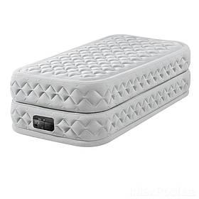 Надувне ліжко Intex 64488 (99х191х51 см) із вбудованим насосом, Toyman