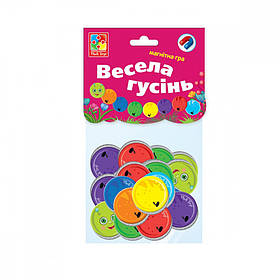 Магнітна гра для дітей "Весела гусениця" Vladi Toys VT5900-04 укр, Toyman