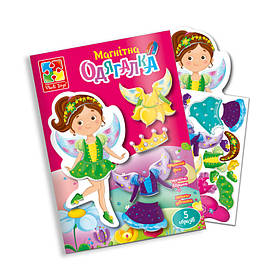 Магнітна гра для дітей "Фея" Vladi Toys VT3204-28 у папці, Toyman