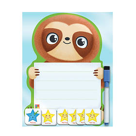 Магнітна дошка "Лінивець" з маркером Vladi Toys VT3601-22 укр, Toyman