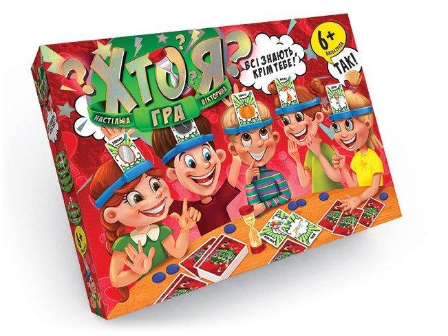 Настільна гра "Хто я?" Danko Toys HIM-01-02, 168 карток українською мовою, Toyman