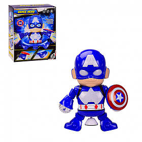 Інтерактивна іграшка танцюючий робот Metr + 804-5-6 (Captain America), Toyman