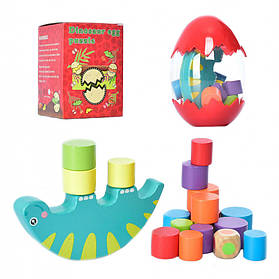 Дерев'яна іграшка Баланс Metr+ MD 1613 в яйці, Toyman