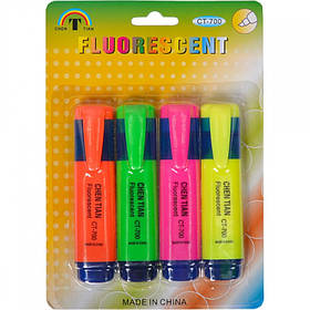 Набір маркерів для тексту CT700 - 4 кольори, Toyman