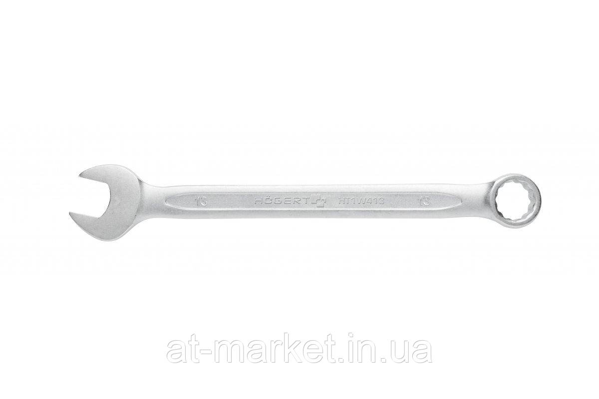 Ключ комбінований 13 мм, сталь CrV, DIN 3113 HOEGERT HT1W413