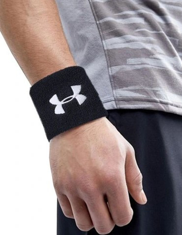 Напульсники спортивні Under Armour Performance Wristbands 2 шт. (1 пара) на руку (1276991-001)