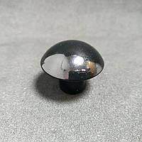 Ручка меблева пластикова Ґудзик для шаф дверей тумбочок Miradel кругла (чорний )