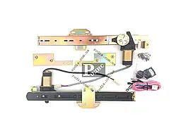 Склопідйомники ВАЗ 2101, 2106, 2121 електричні рейкові Форвард на передні двері (комплект)