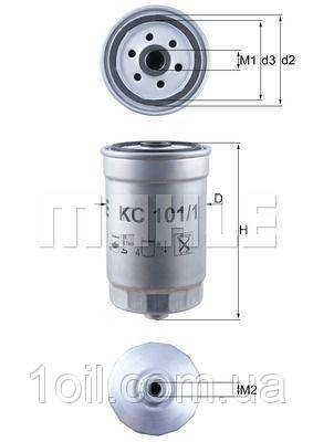 Фільтр паливний KNECHT KC101/1 (KC504)  (31922-2R900)