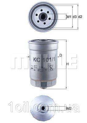 Фільтр паливний        BLUE PRINT ADG02333  (analog KC101/1)