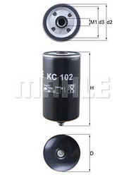 Фільтр паливний      MOLDER KF201 (analog KC102)