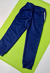 Спортивні брюки для дівчаток, на зріст 116, 122 см, синий, дайвінг