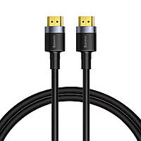 HDMI кабель Baseus Cafule 4KHDI Male to 4KHDI Male Adapter 1m 60Hz 3D 18Gbps Black (CADKLF-E01)