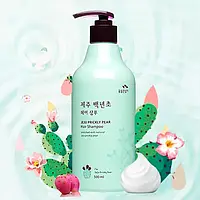 Увлажняющий шампунь для волос с экстрактом колючей груши Flor de Man Jeju Prickly Pear Hair Shampoo 500мл