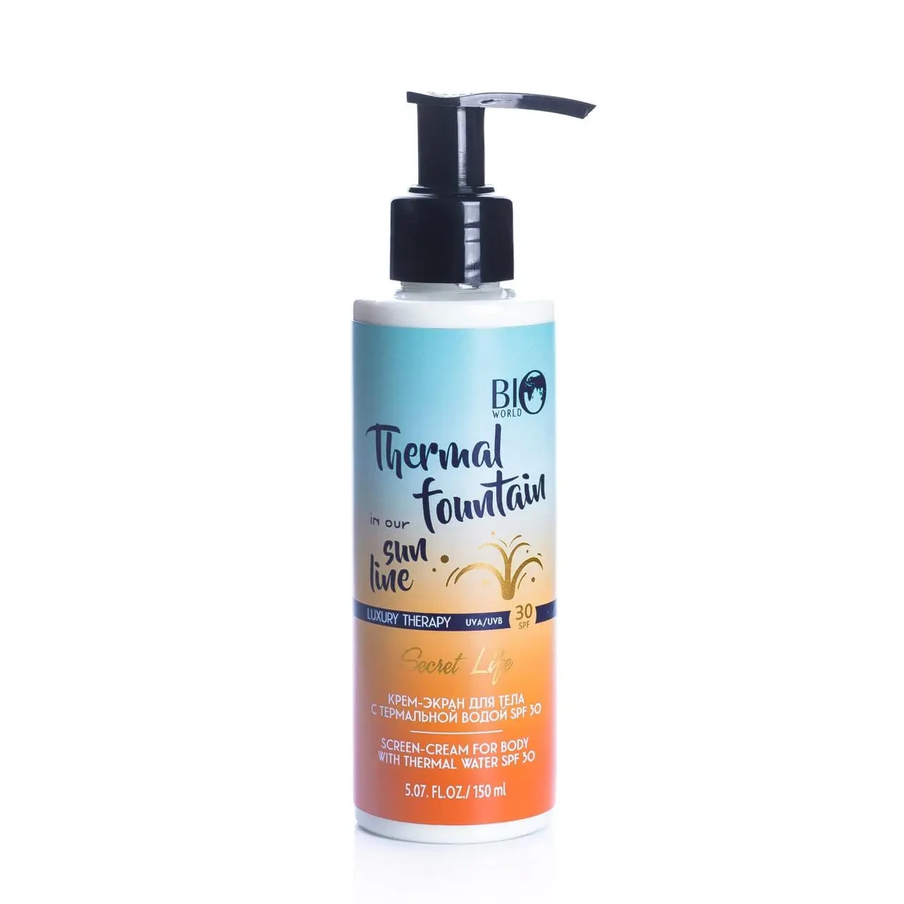 Крем-екран для тіла з термальною водою SPF 30 Bioworld