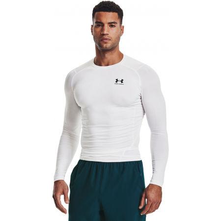 Футболка-лонгслів компрессійна чоловіча Under Armour HeatGear® Men's Long Sleeve (1361524-100)