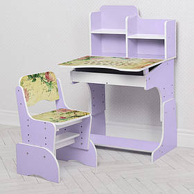 Дитяча парта Bambi W 2071-113-3(UA)(EN), Toyman