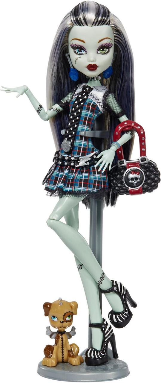 Лялька Монстер Хай Френкі Штейн базова з вихованцем Monster High Frankie Stein Creeproduction Doll