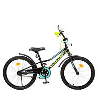 Велосипед детский PROF1 Y20224 20 дюймов, черный, Toyman