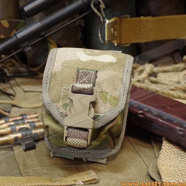 Закритий підсумок для гранат Великобританія MK4 GRENADE MOLLE MTP велкро фастекс МОЛЛЕ Мультикам Multicam