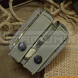 Закритий підсумок для гранат Великобританія MK4 GRENADE MOLLE MTP велкро фастекс МОЛЛЕ Мультикам Multicam, фото 4