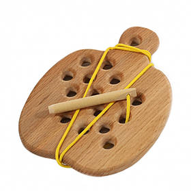 Дитяча шнурка для розвитку моторики 171973-4 (Яблуко), Toyman