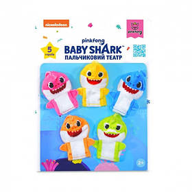 Ігровий набір BABY SHARK - ПАЛЬЧИКОВИЙ ТЕАТР (5 фігурок) 61235, Toyman
