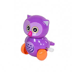 Заводна іграшка "Сова" 6621 (Фіолетовий), Toyman