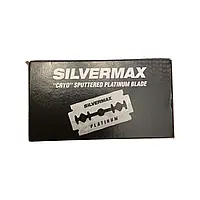 Леза для безпечної бритви Silvermax Pearl CRYO Sputtered Platinum Double Edge Blades