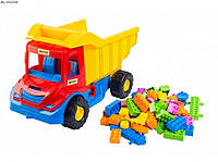 Грузовик игрушечный Multi truck 39220/19/21 С конструктором, Toyman