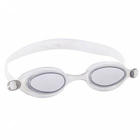 Окуляри для плавання BestWay 21019 регульований ремінець, в чохлі (Білий), Toyman