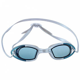 Окуляри для плавання BestWay 21026 регульований ремінець, в чохлі (Сріблястий), Toyman