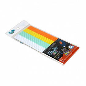 Набір Стержей для 3D-Ручки 3Dodler Start - Мікс (24 Шт: Білий, М'ятний, Жовтий, Оранжевий) 3Dooodler Start