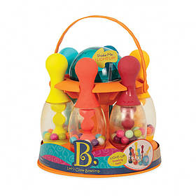 Ігровий набір - Блискучий БОУЛІНГ (6 кеглів, куля, підставка) BX1640Z, Toyman