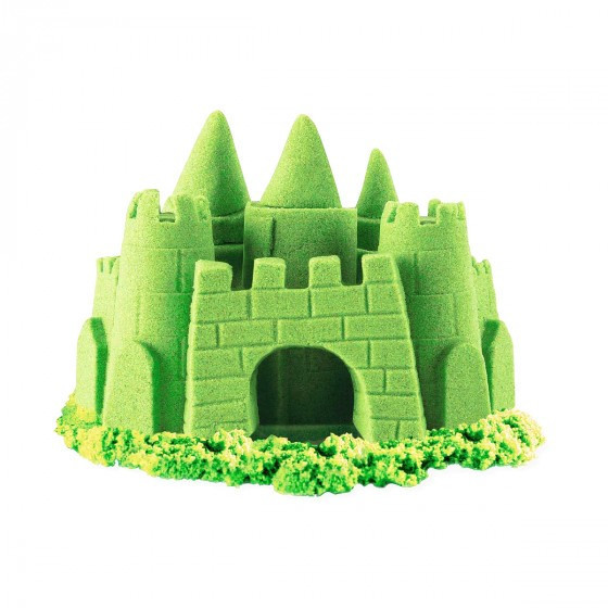 Песок для детского творчества - KINETIC SAND NEON (зеленый, 227г) 71423G , - фото 3 - id-p1649871056