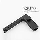 Змішувач для ванни на борт GAPPO G1117-6, чорний, фото 5