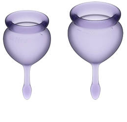 Набір менструальних чаш Satisfyer Feel Good Violett