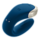 Смарт вібратор для пар Satisfyer Double Love Blue, фото 3