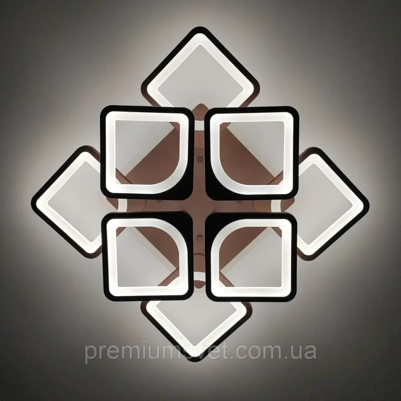 Стельова світлодіодна люстра S8060/4+4 CF LED RGB dimmer