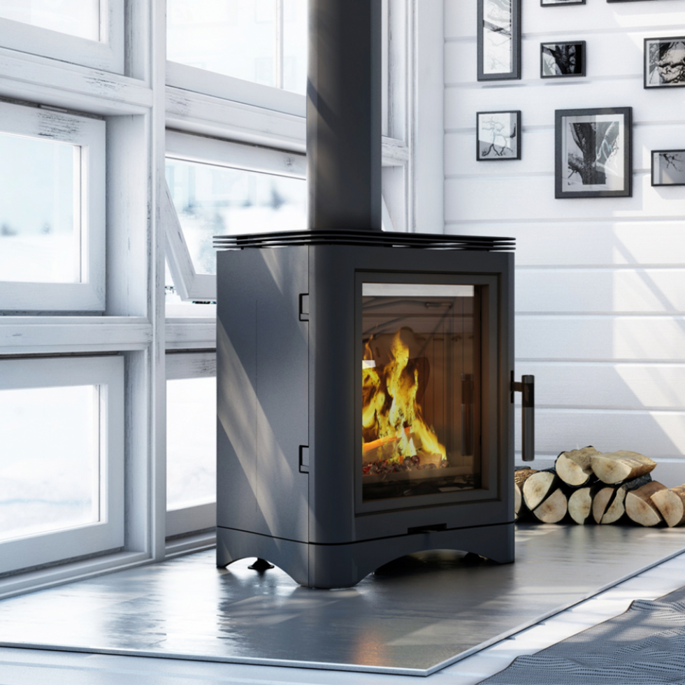 Піч сталева Kratki Koza K5 S (7,0 кВт), фото 1