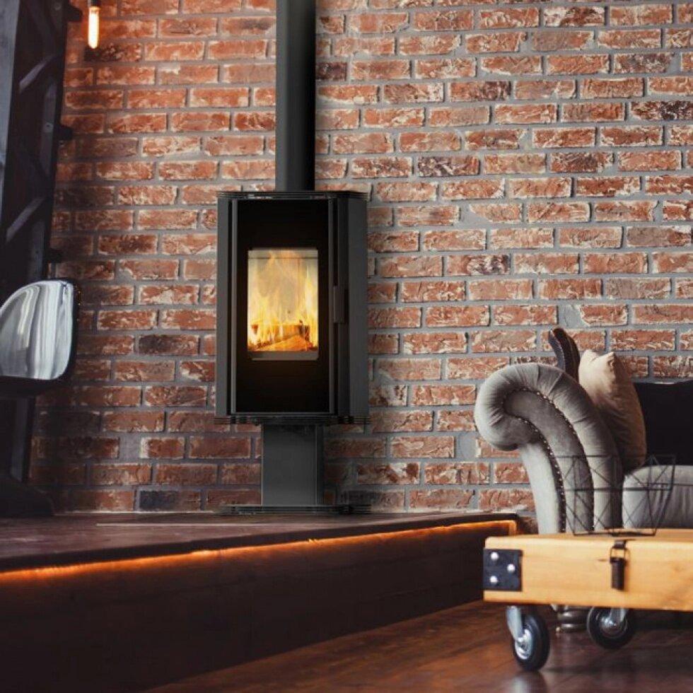 Сталева піч-камін Kratki KOZA ENYO FLAT 03 (6,0 кВт), фото 1