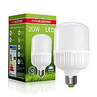 EUROELECTRIC LED Лампа надпотужна Plastic 20W E27 4000K