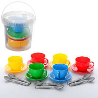 Детская игрушечная посуда Чайный сервиз ТМ Технок арт. 0083