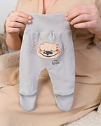 Ползунки интерлок с резинкой 18 размер (56 см )