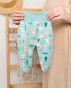 Ползунки интерлок с резинкой 18 размер (56 см )