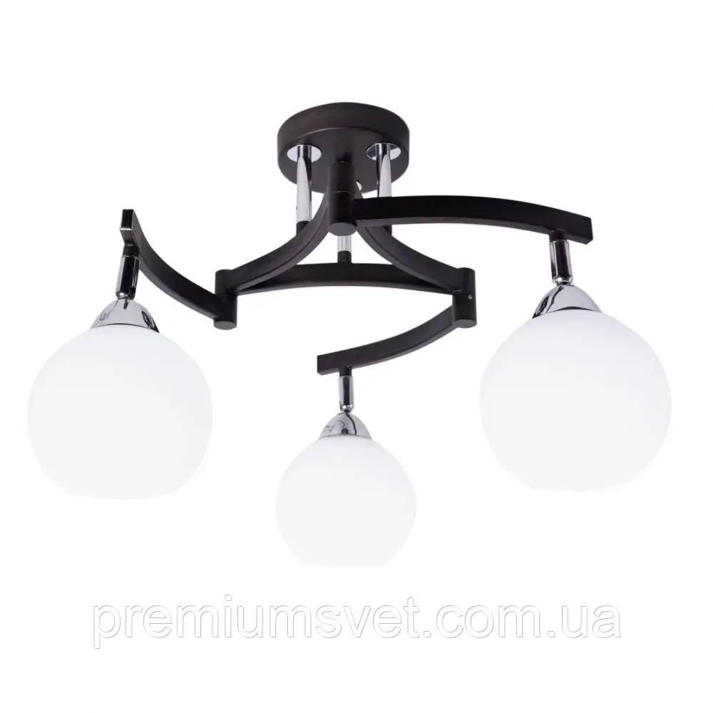 Стельова люстра INL-9257C-03  (Chrome&Wengue), фото 1