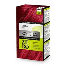 Фарба для волосся KOLORA ZERO – 6.6 Deep red