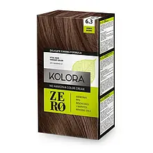 Фарба для волосся KOLORA ZERO – 6.3 Коричневий бурштиновий